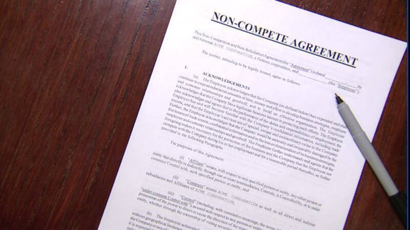 Copy of non-compete contract