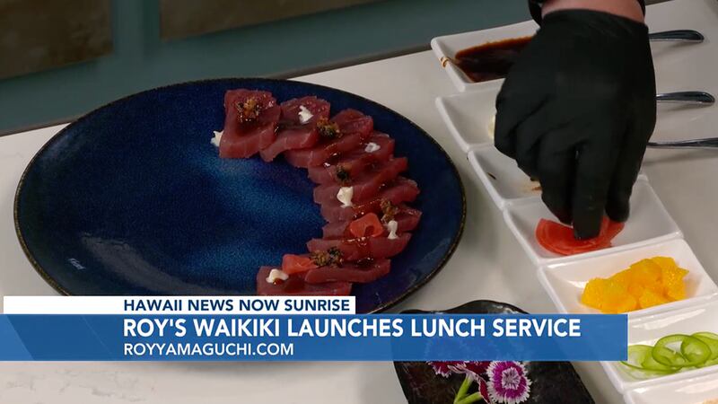 Roy’s Waikiki Executive Chef Jason Ichiki joined HNN’s Sunrise to talk about his lunch items,...