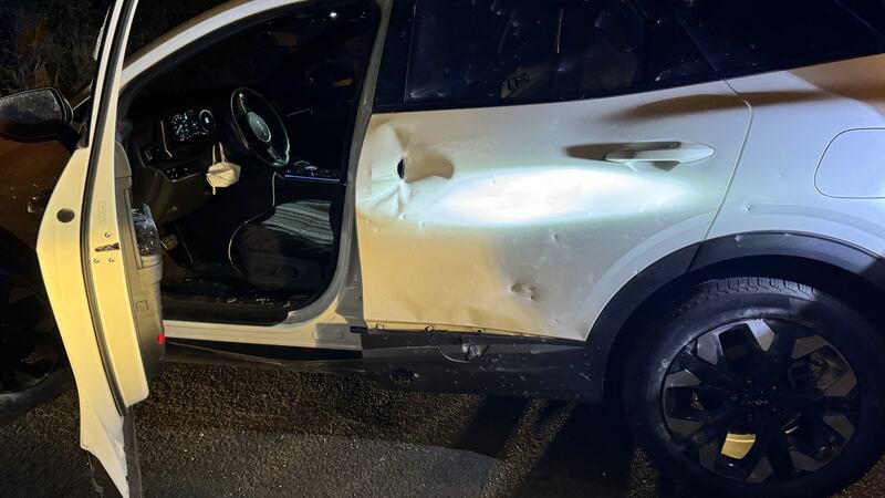 Improvised explosive device damages Kia driving by on Old Haleakala Highway Thursday night