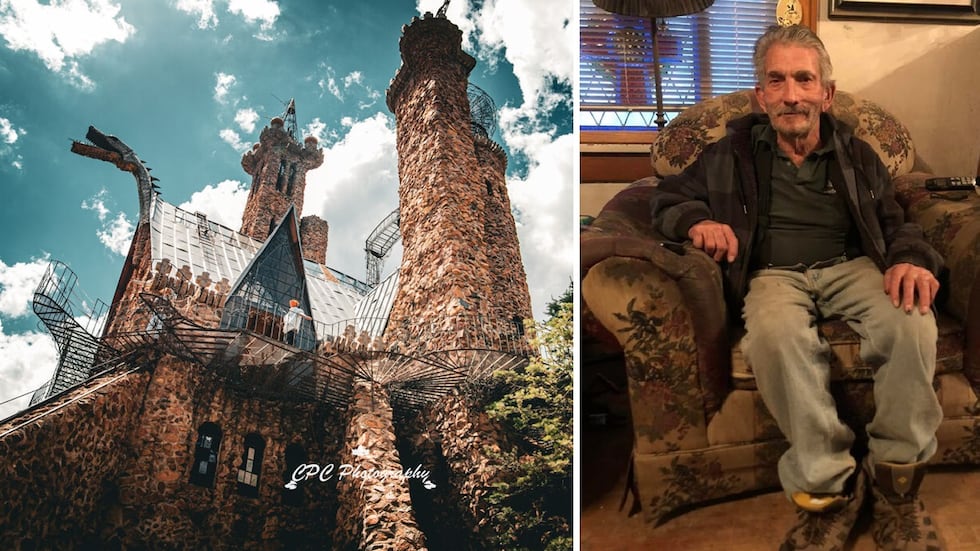 On the right is a photo of Jim Bishop from the Bishop family. The left is a photo of Bishop...