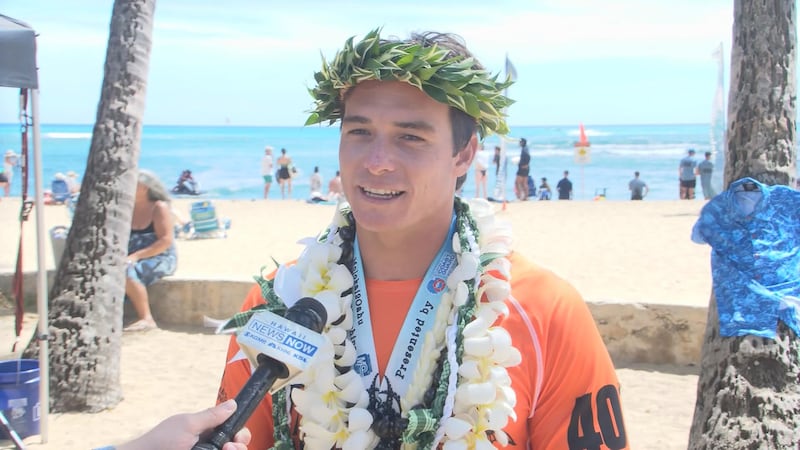 Edo Tanas won the Molokai-2-Oahu foiling world championship for a third straight year.