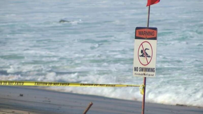 Ocean Safety said the surf was 6 to 8 foot faces with a rising swell at the time of the...