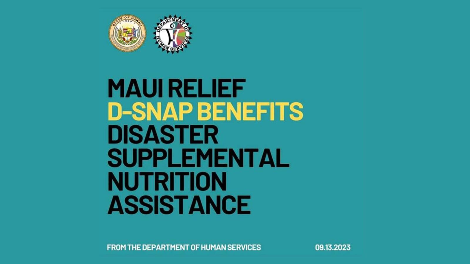 Disaster SNAP program to be available for families impacted by Maui ...
