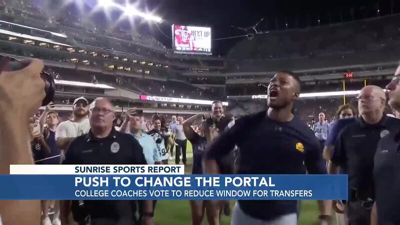 Football coaches voted to limit the player transfer portal. But it's not a done deal. Plus,...