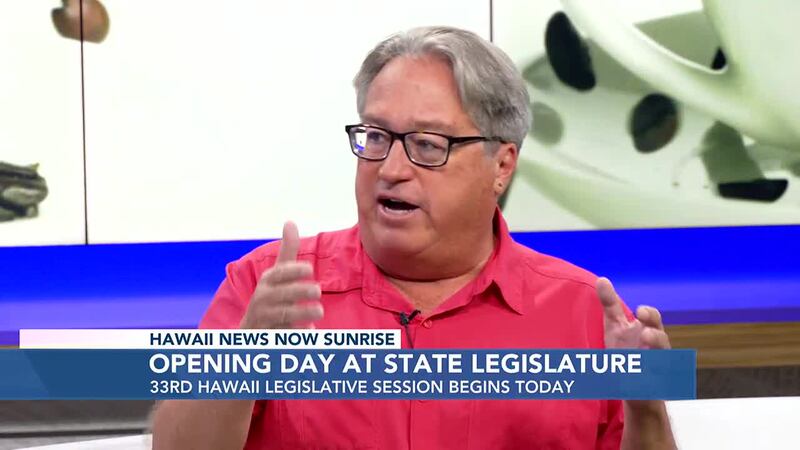 Chad Blair is here from Civil Beat to look at some of the priorities lawmakers will focus on...