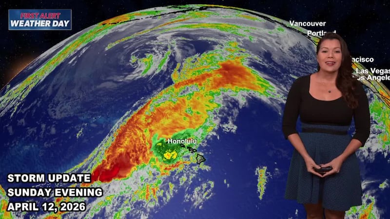 April 12, 2026 Extended Evening Update: First Alert Sunday and then gradual improvements this...