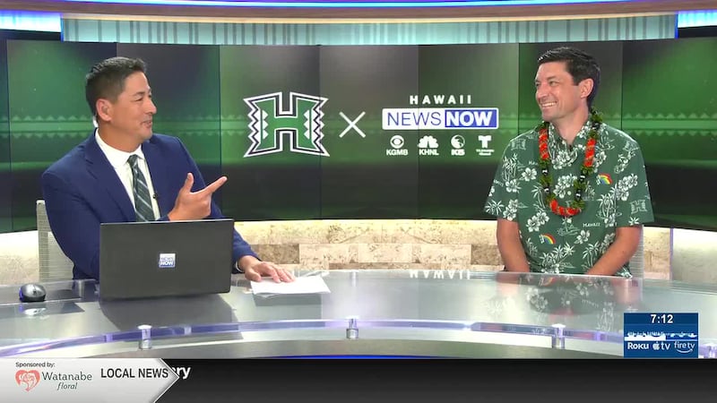UH Athletic Director Matt Elliott joins us live here on Sunrise. We are thrilled to announce...