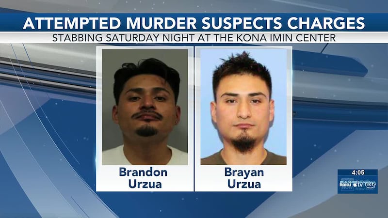 Brandon Damian Urzua, 25, and Brayan Damian Urzua, 27, both of Kailua-Kona, were charged with...