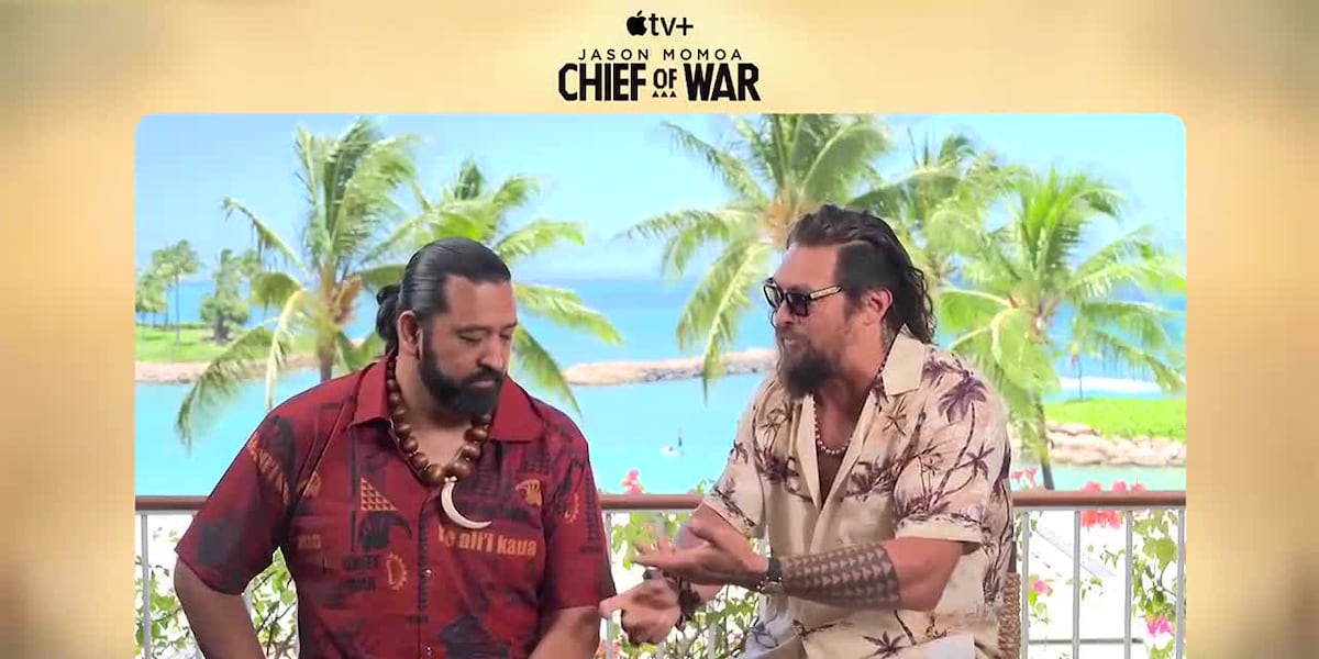 Entertainment: Cast of 'Chief of War' discuss making Hawaiian TV series