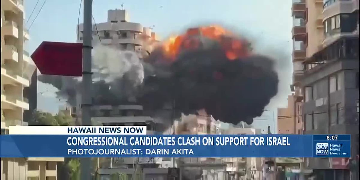 Congressional candidates split on support for Israel and war with Iran
