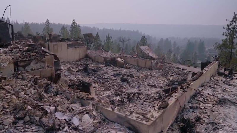 Hot and dry weather conditions across Washington are raising the risk for wildfires. (CNN,...
