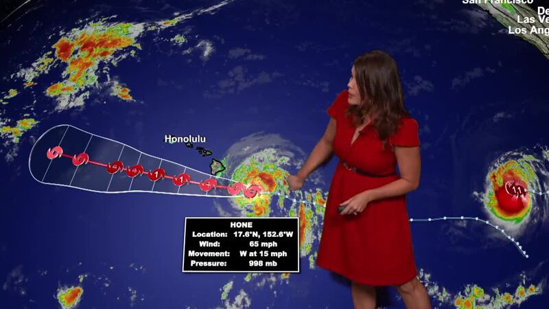 Hone will be impacting the state this weekend
