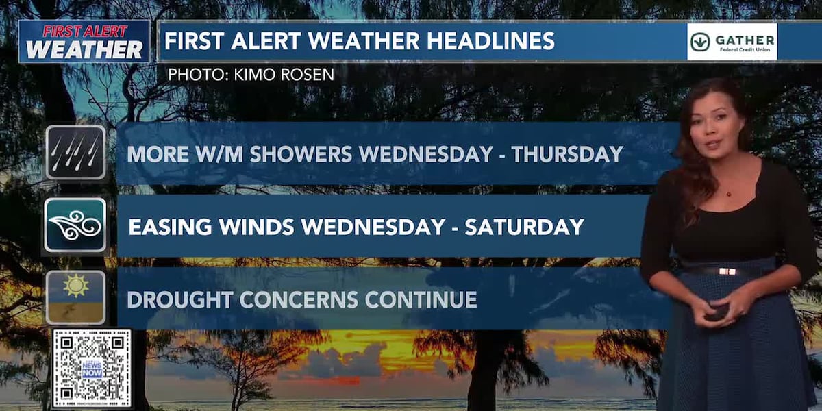 Hawaii News Now - Jen Robbins 9.30 Weather NEED RAIN