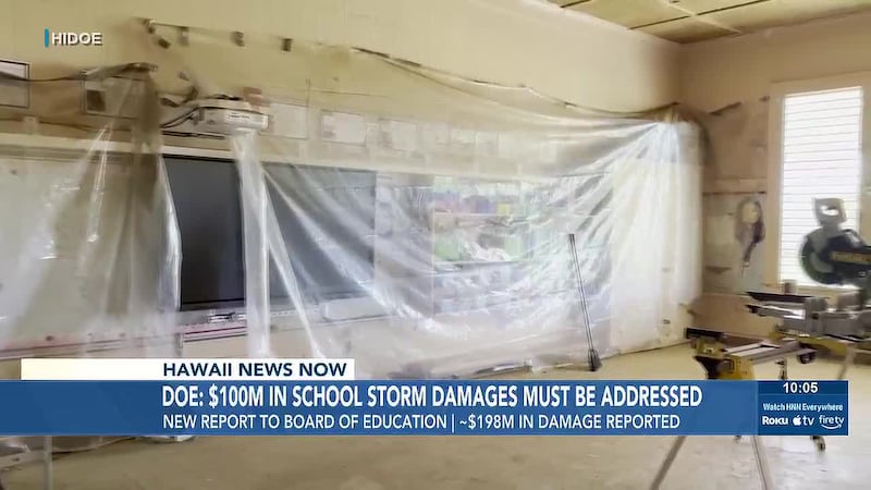 The Hawaiʻi State Department of Education is seeking additional funding to repair about $100...