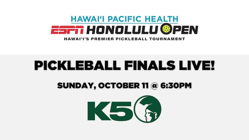 The 2026 Hawaiʻi Pacific Health ESPN Honolulu Open brings Hawaiʻi’s largest pickleball...
