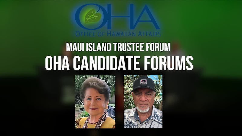 The two candidates for the Maui seat on the OHA Board of Trustees share their perspectives on...