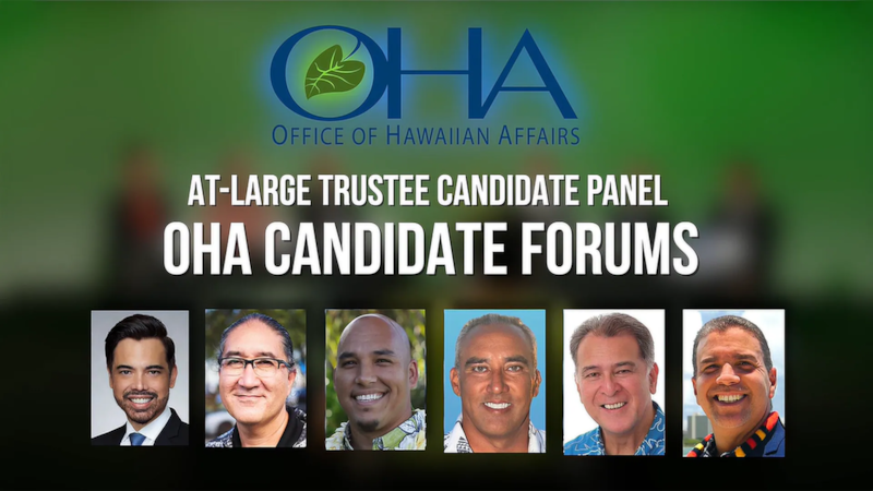 The six candidates competing for the three At-Large seats on the OHA Board of Trustees discuss...