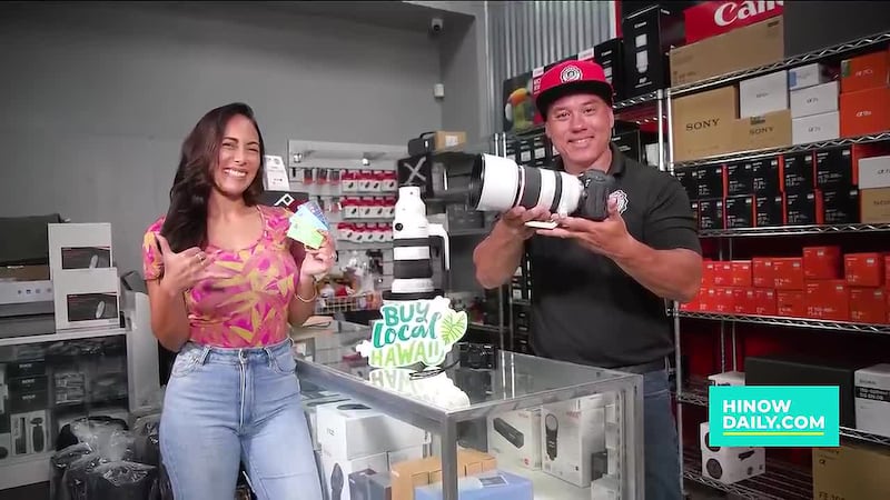 Support local and save at this premier retail and rental camera shop in Aiea!