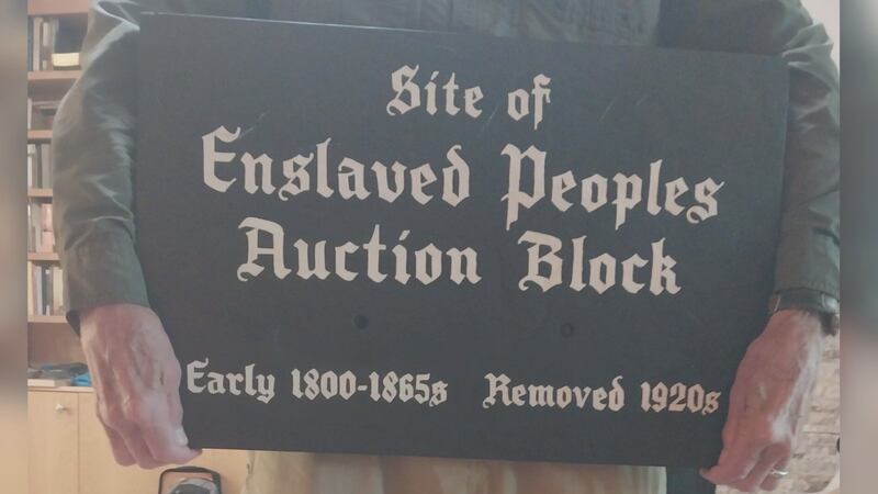 After years of efforts to restore a historical marker recognizing the site of a reported slave...