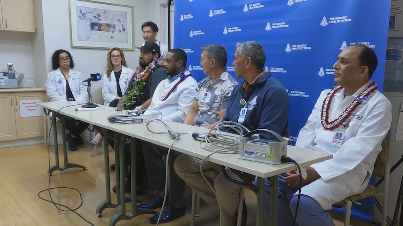Brandon Atumata recovered in Hawaiʻi after the state's first LVAD implant, avoiding a 6-month...