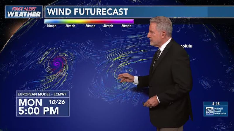 Light trades bring sunshine and few showers this weekend, but First Alert Weather Days are...