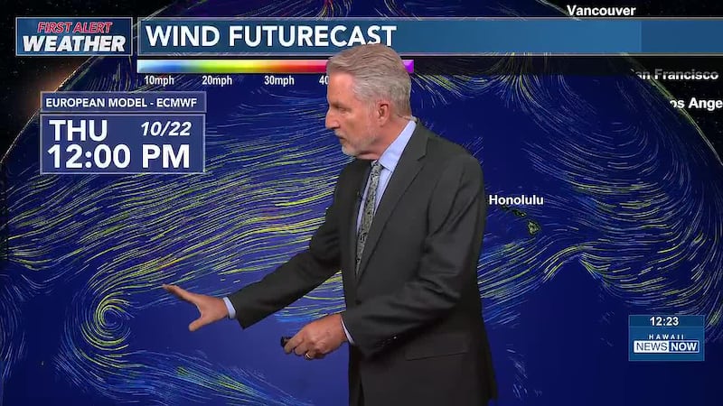 Expect light trades and only occasional showers this weekend. Then buckle up for a period of...