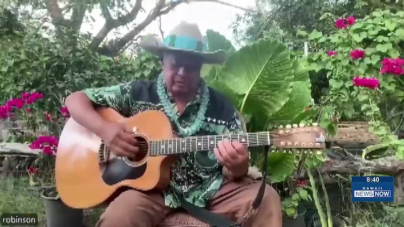 Uncle George Kahumoku Jr. brings music and ukulele lessons to Molokai Saturday to benefit the...