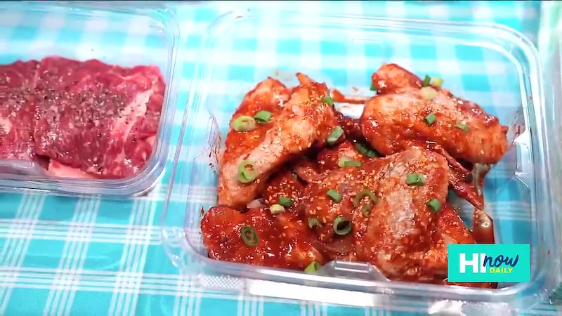 Kainoa visits Foodland Farms Ala Moana for ReBran Branola, easy game day bites with Chef Drew,...