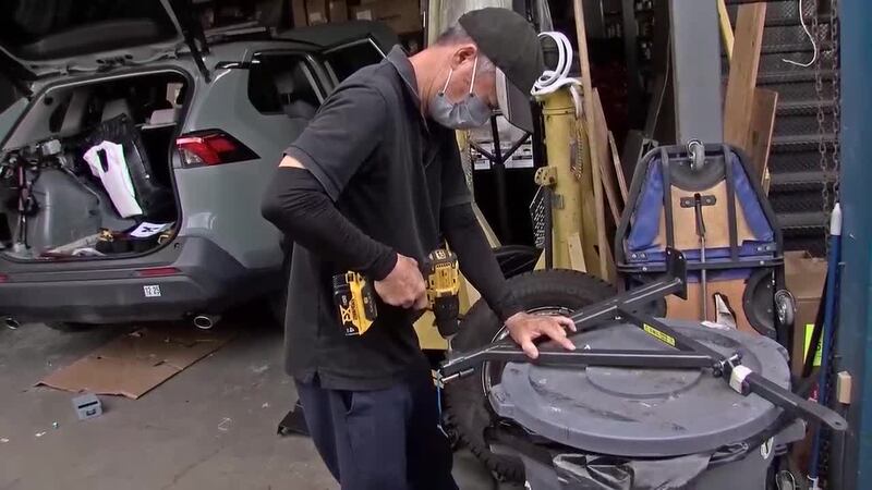 Construction has rendered their lot risky for even experienced drivers.