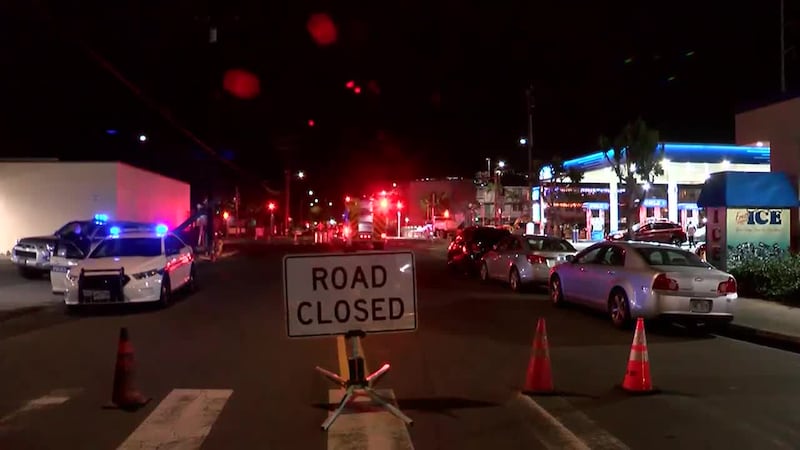 A gas leak shut down a portion of Dillingham Boulevard and McNeil Street in Kalihi Monday night.